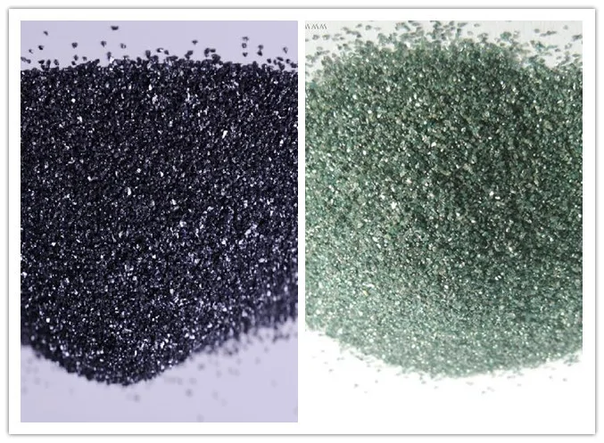 What are the pros and cons of green silicon carbide compared to other abrasives?