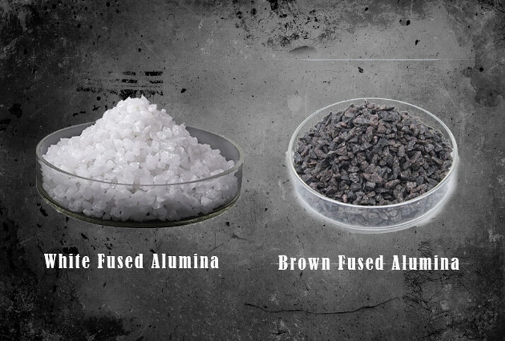 What is the difference between white alumina and brown alumina?